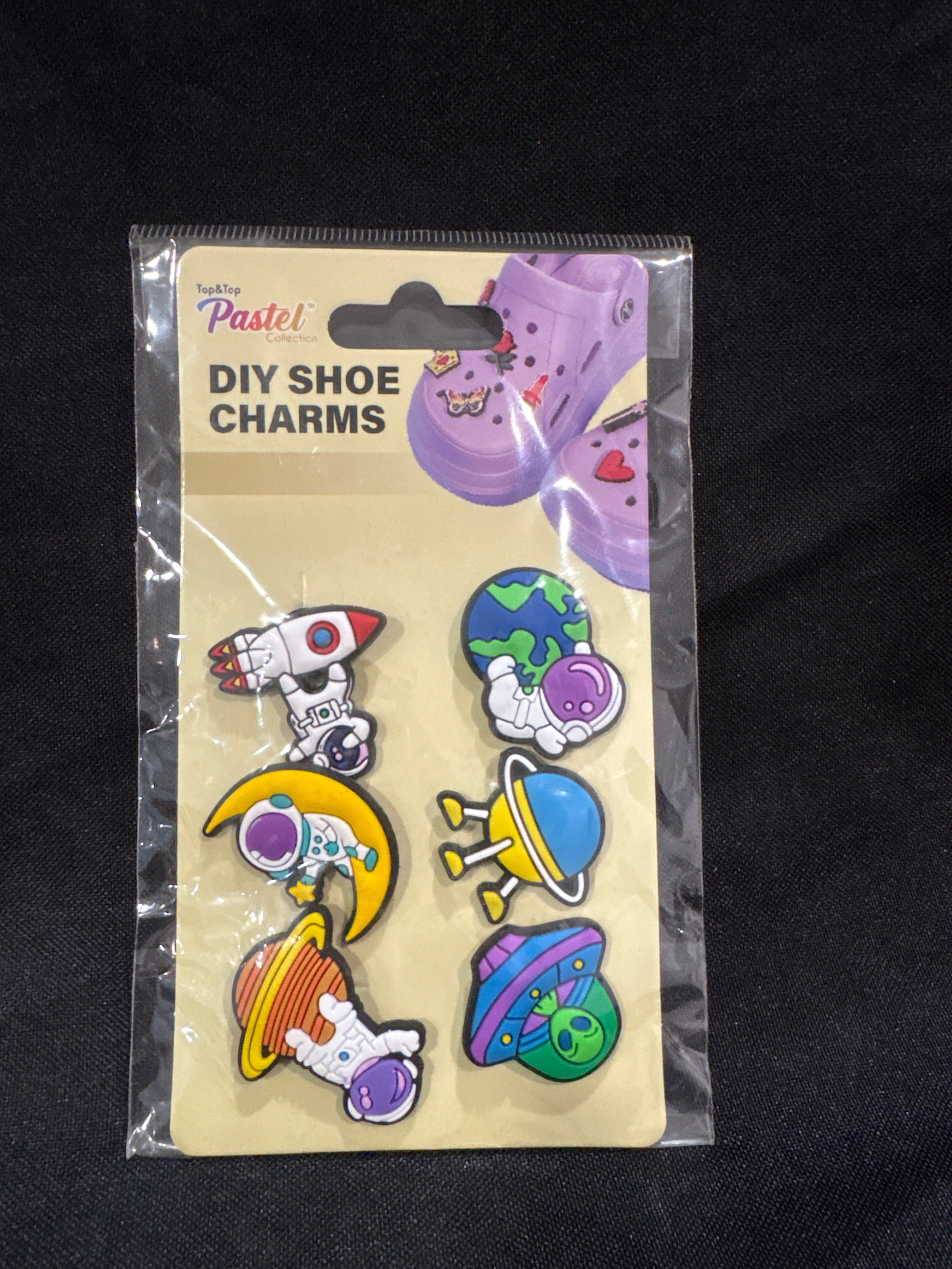 Astronaut shoe charms