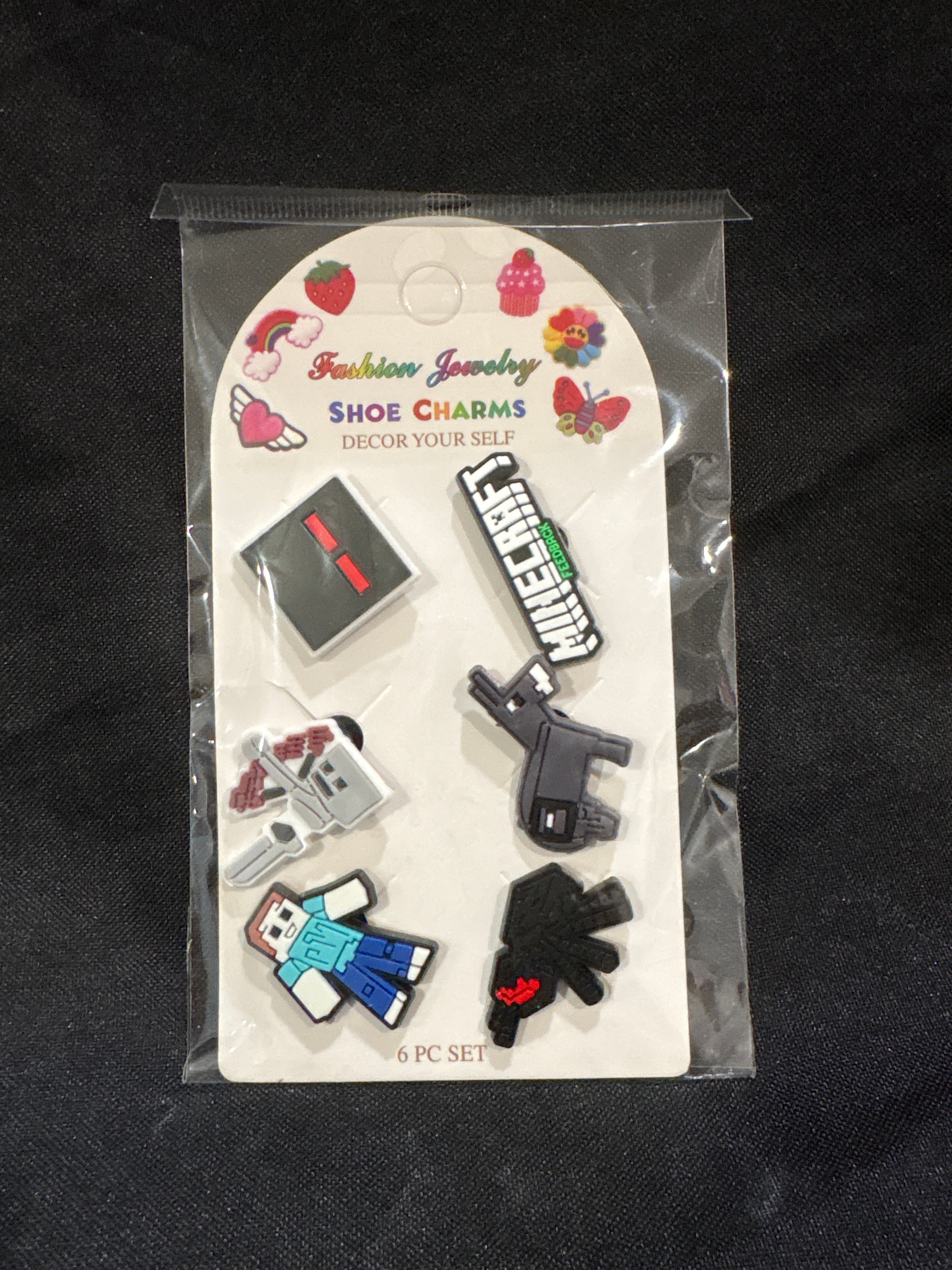 Minecraft shoe charms ￼￼