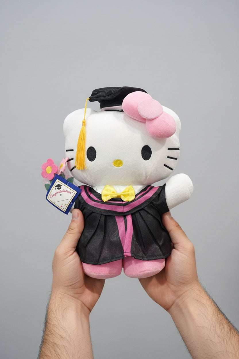 This is a Sanrio Hello Kitty Graduation Plush doll