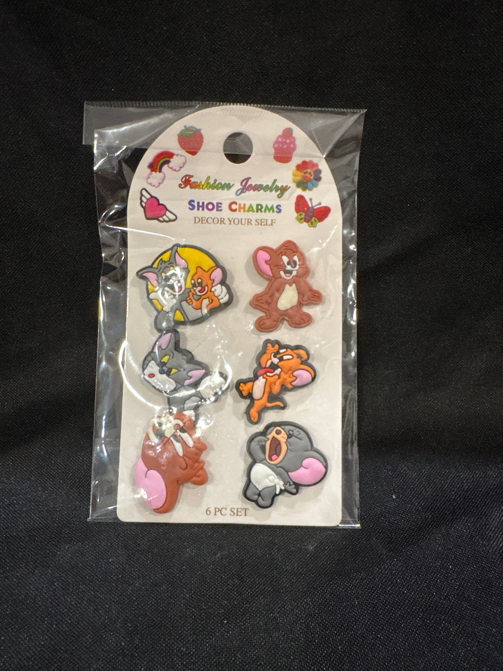 Tom and Jerry shoe charms