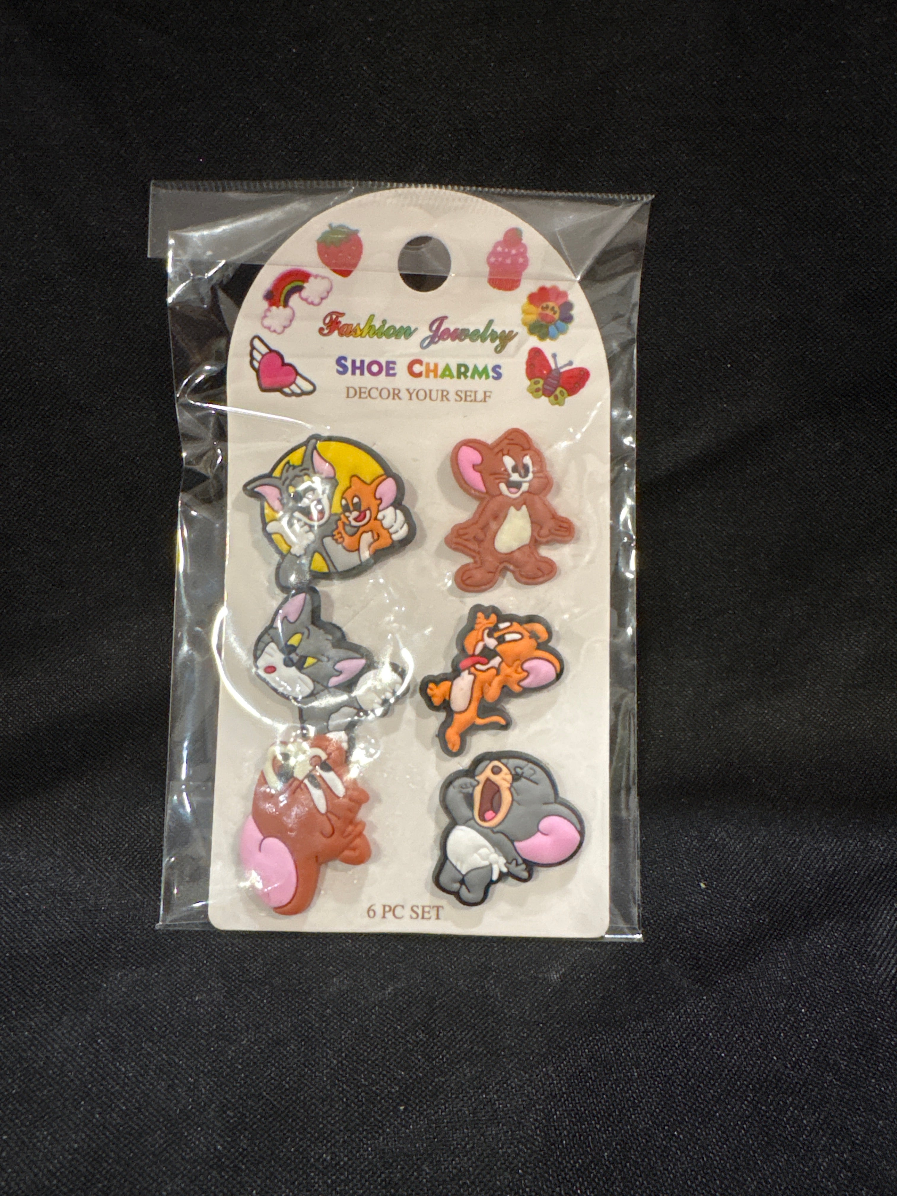 Tom and Jerry shoe charms