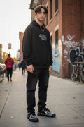 Brand X black and Silver sneakers