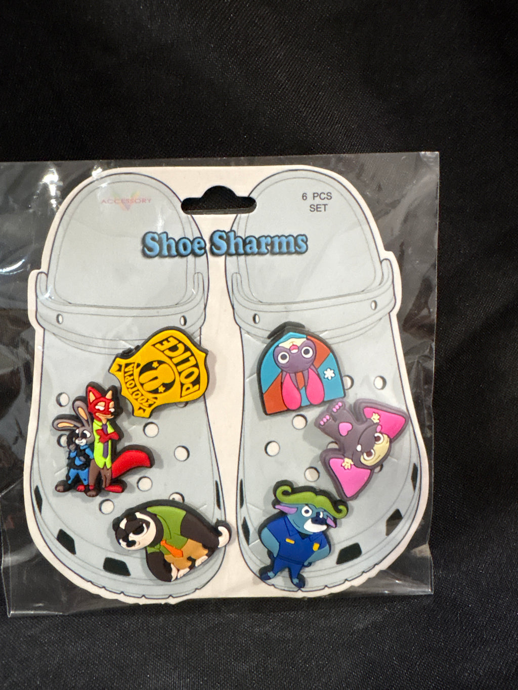 Zootopia shoe charms