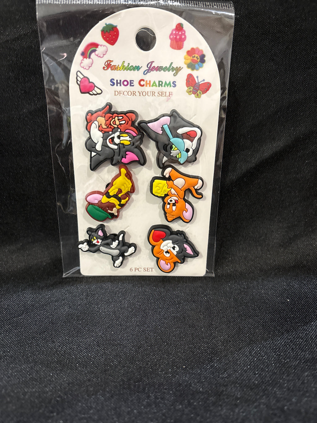 Tom and Jerry shoe charms