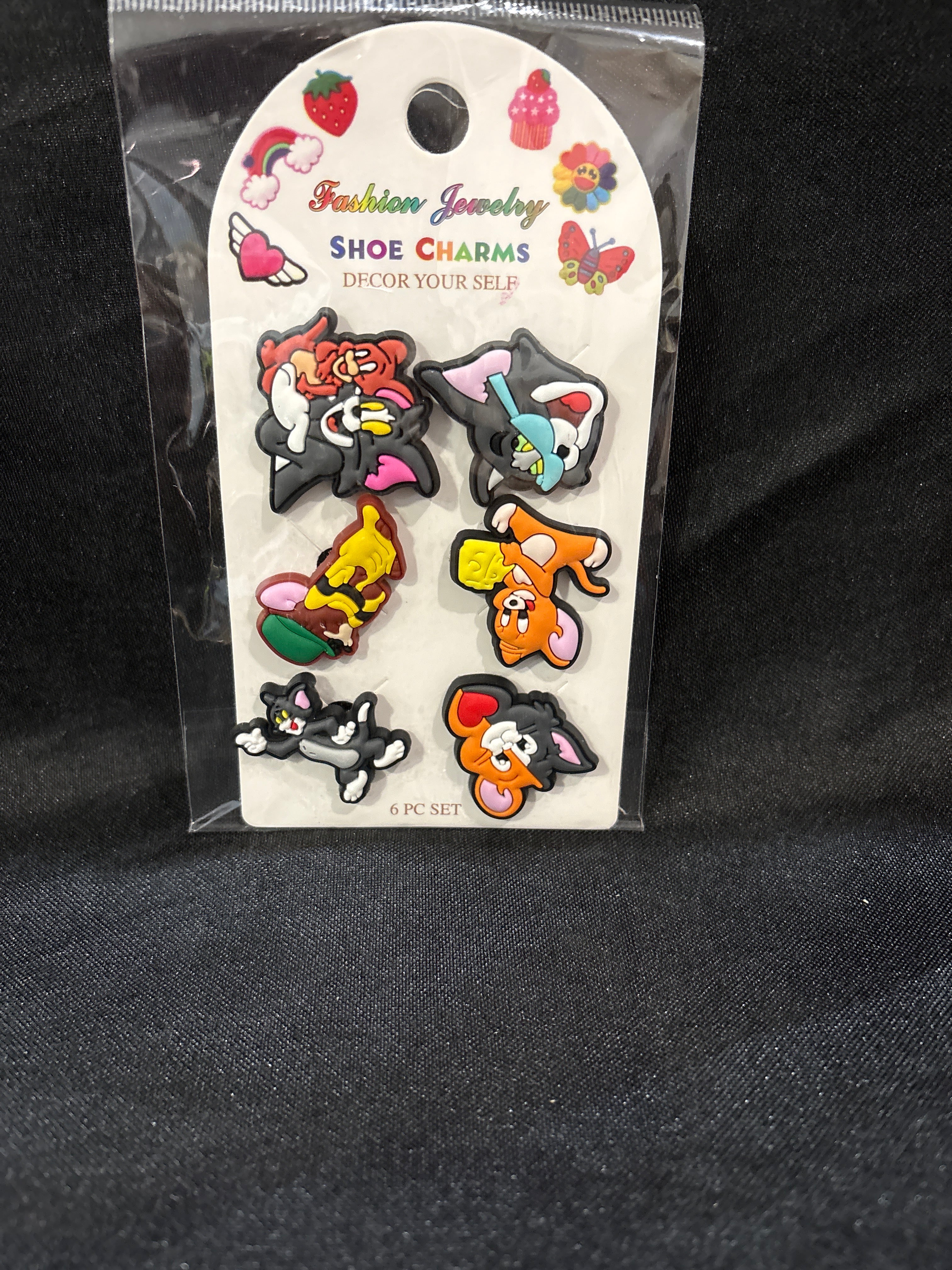 Tom and Jerry shoe charms