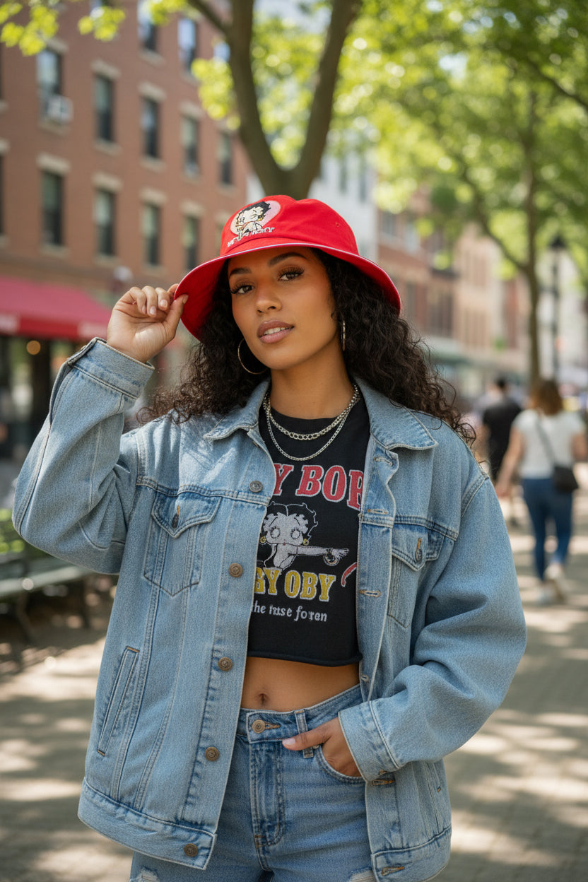 Betty Boop bucket hat