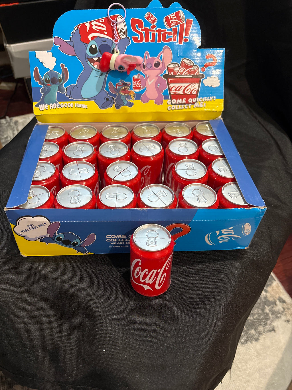 Stitch CocaCola blind cans