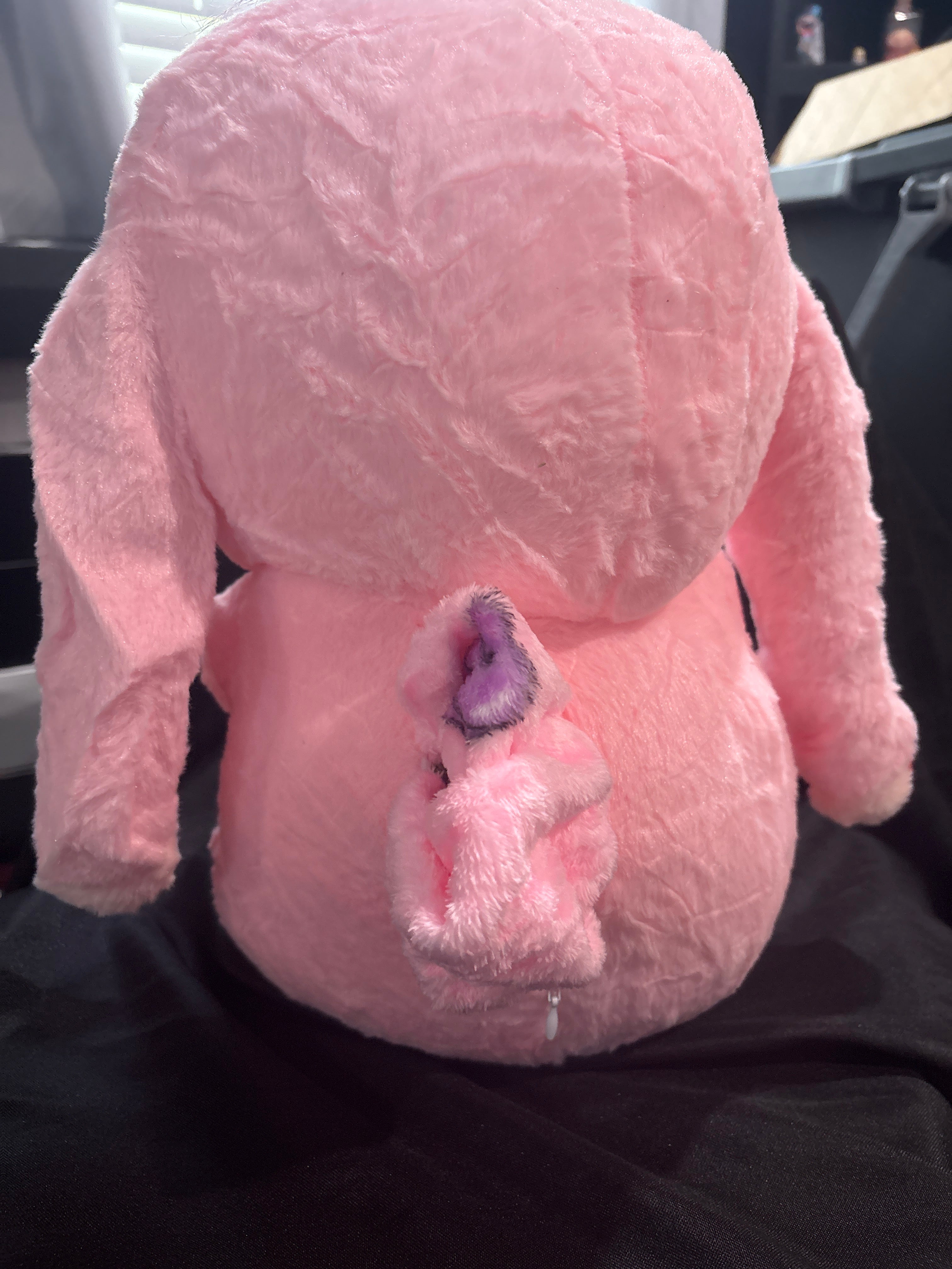 Disney Store Stitch & Scrump Plush Toy with blanket inside.