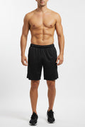 Men, black basketball shorts
