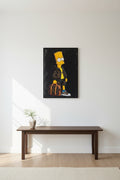 Bart Simpson, Louis Vuitton rug poster 21 1/2 x 32