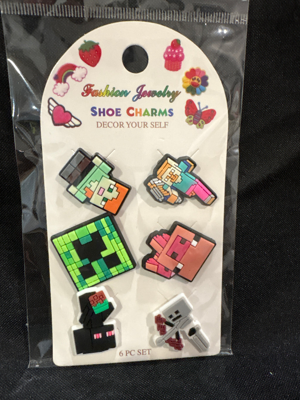 Minecraft shoe charms ￼￼
