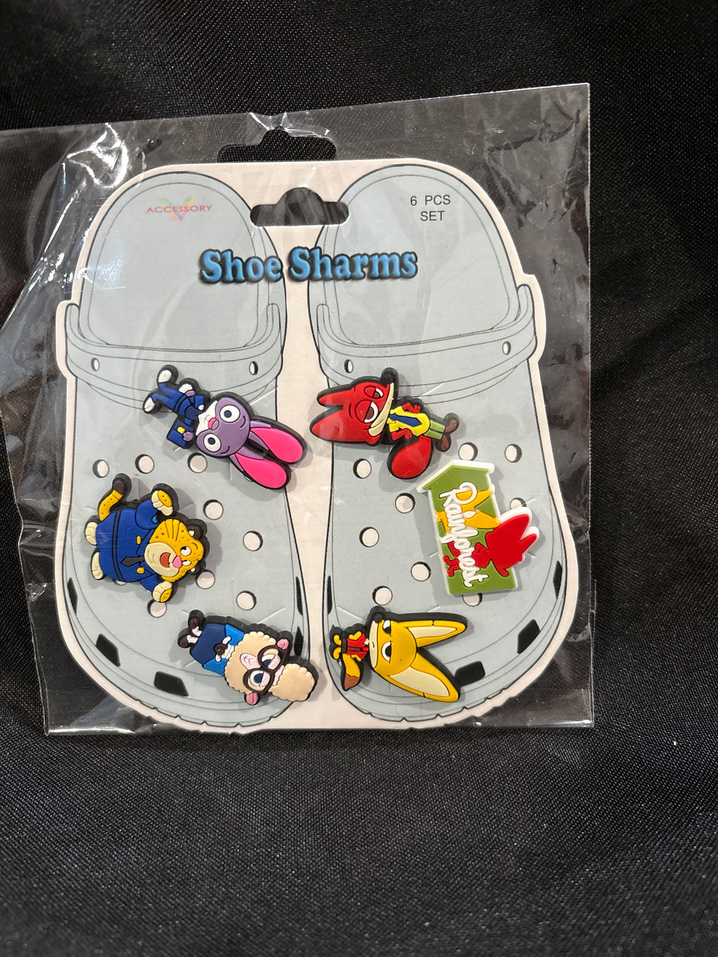 Zootopia shoe charms