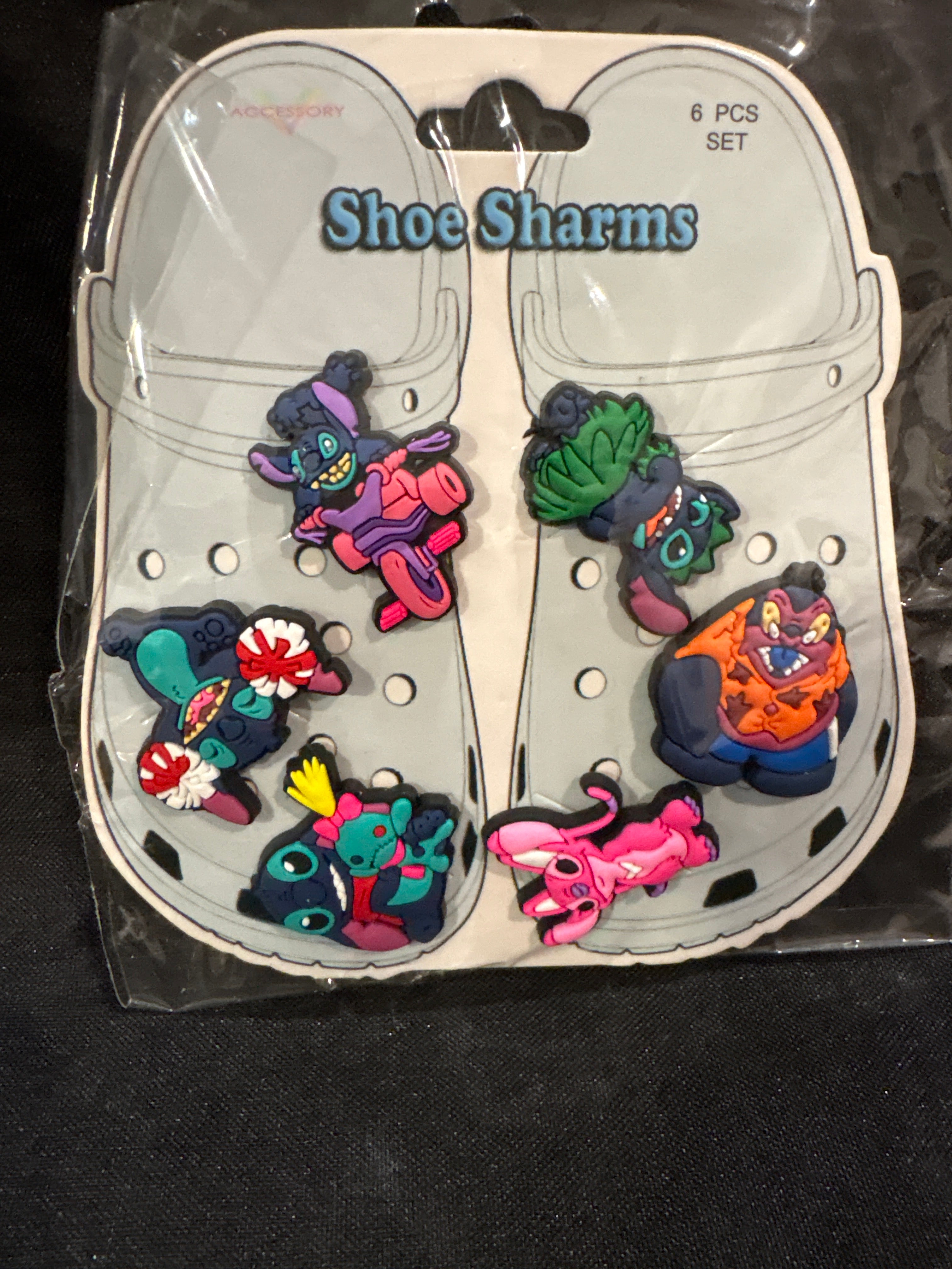 Stitch shoe charms ￼