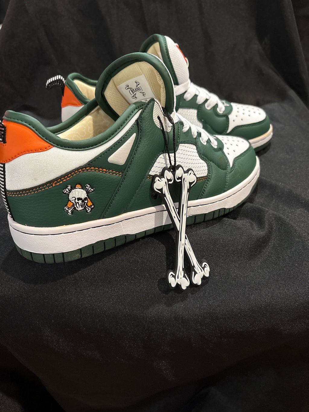 Brand X Green and Orange sneaker