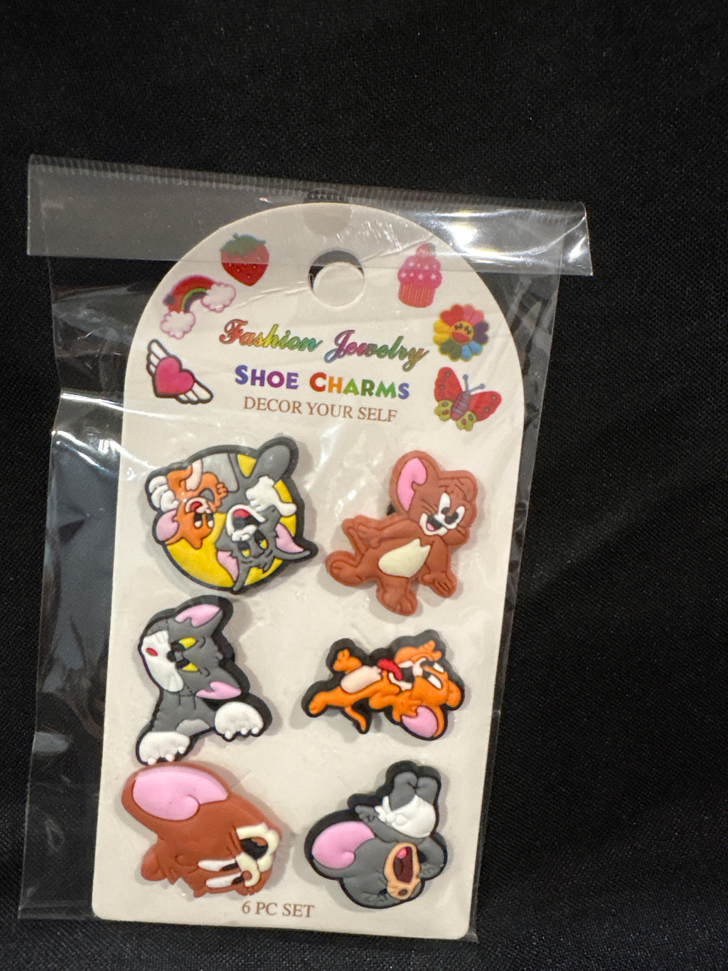 Tom and Jerry shoe charms